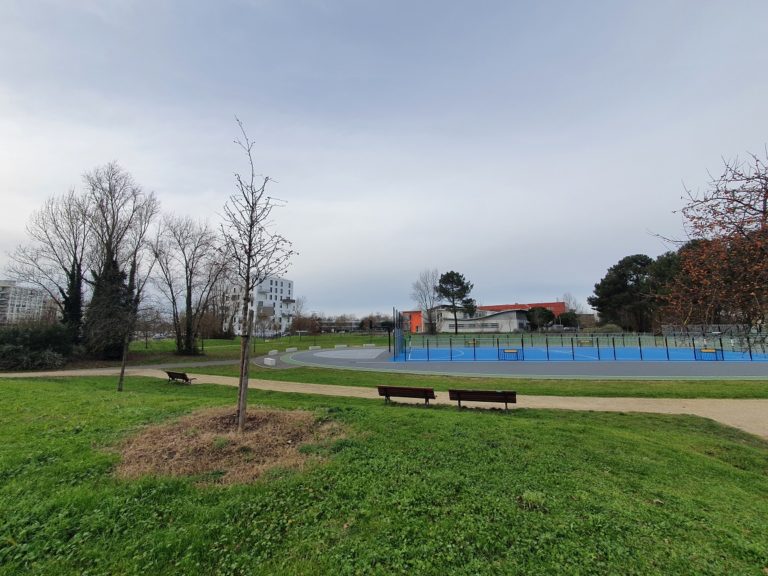 City stade du parc Bühler, près de Bordeaux lac