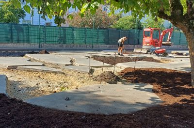 Le béton éclate à l'école Montesquieu