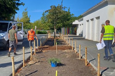 Visite de chantier école Jules Ferry à Pessac